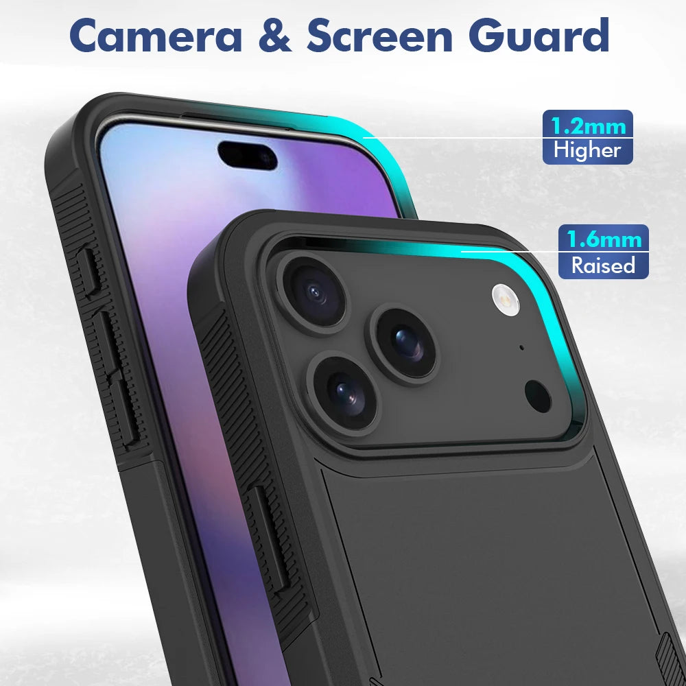 Heavy Duty Military Grade Armor Phone Case For IPhone