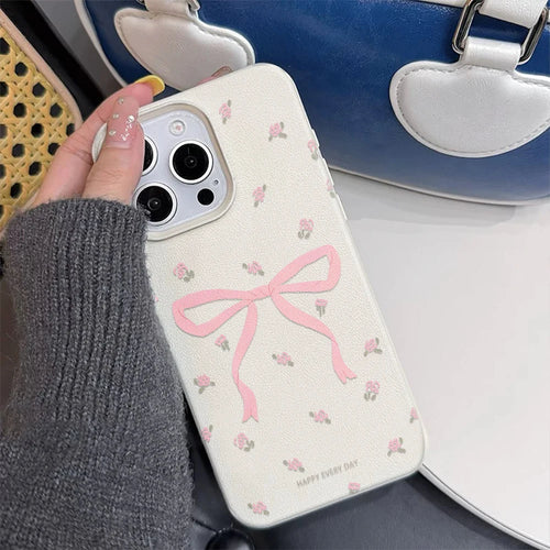 Butterfly/Flowers Phone Case For iPhone