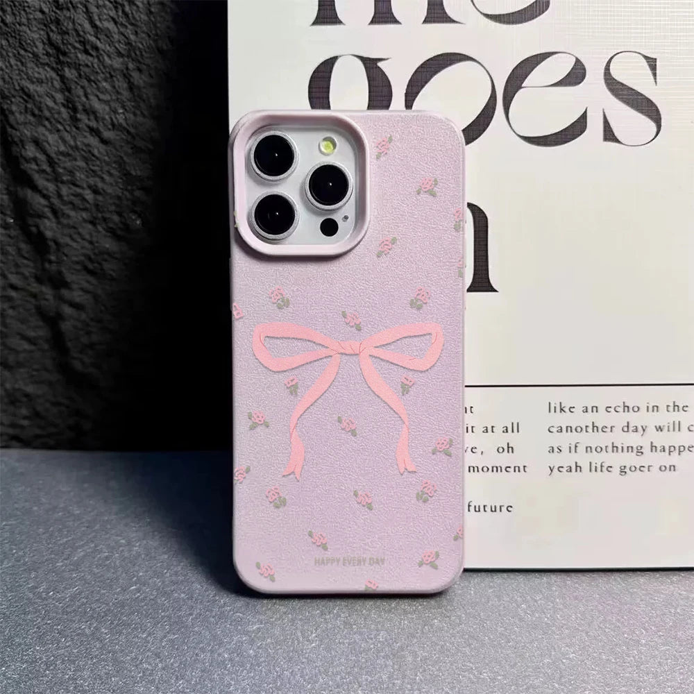 Butterfly/Flowers Phone Case For iPhone
