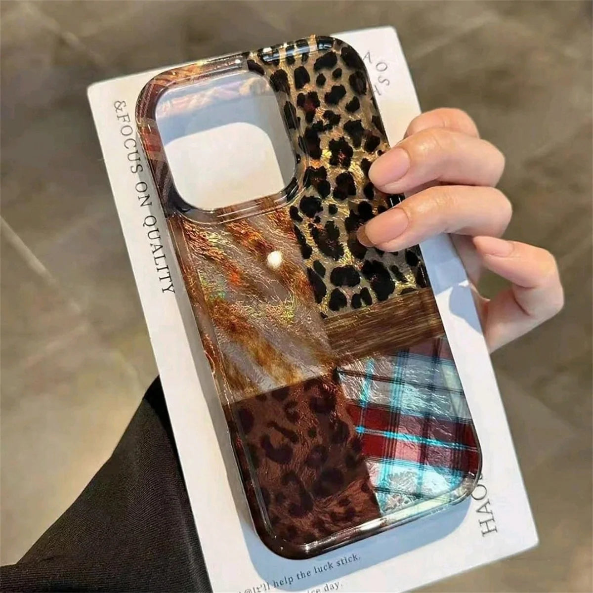 Cute Leopard Print Case
