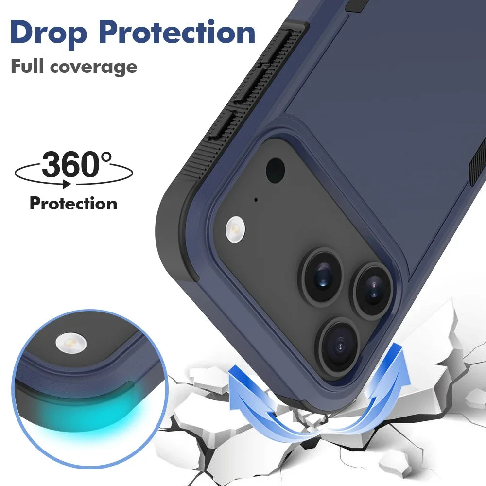 Heavy Duty Military Grade Armor Phone Case For IPhone