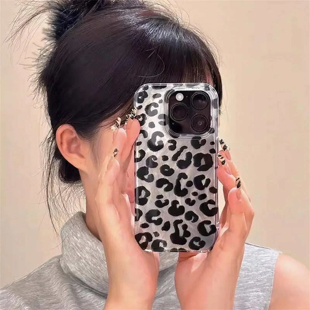 Cute Leopard Print Case