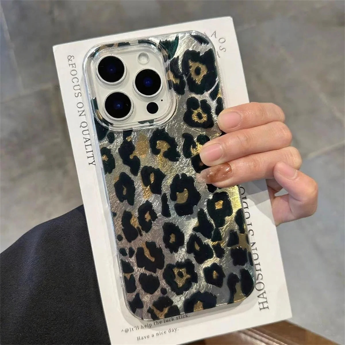 Cute Leopard Print Case