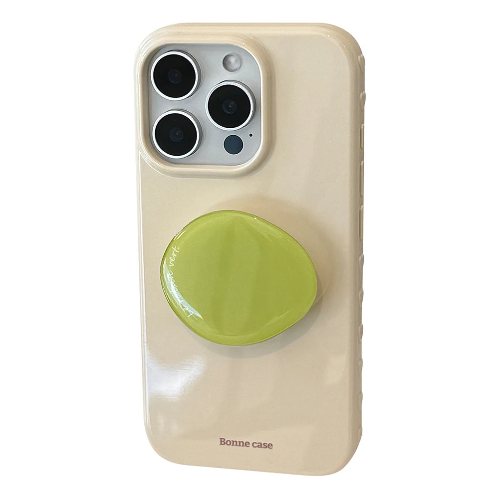 Cute Korean Bracket Soft Phone Case for Iphone