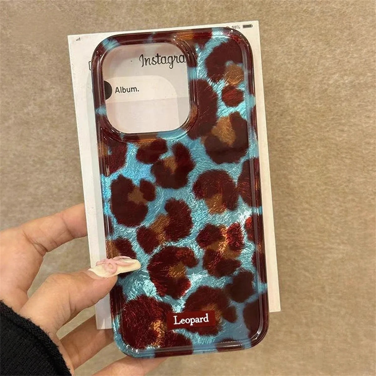 Cute Leopard Print Case